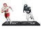 Travis Kelce/Jason Kelce Chiefs/Eagles NFL 7" Figure McFarlane 2-Pack